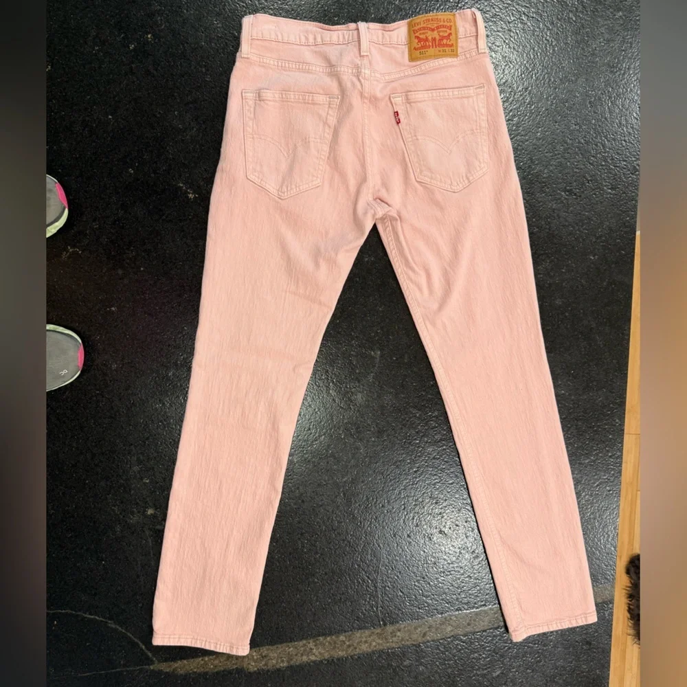 Levi’s 511 Slim Fit Stretch Jeans – Pink – Size 31x32